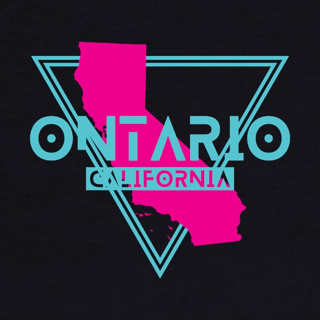 Ontario California Retro Triangle CA by manifest